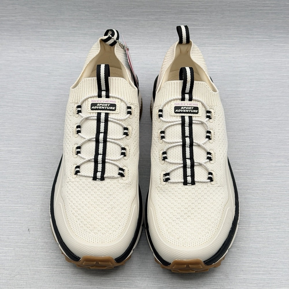 Skechers Switch Back Zenventure Women's 9 Cream Knit Sneakers Trail 180159 - Picture 9 of 11